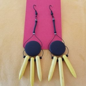 Goddess dangle earrings